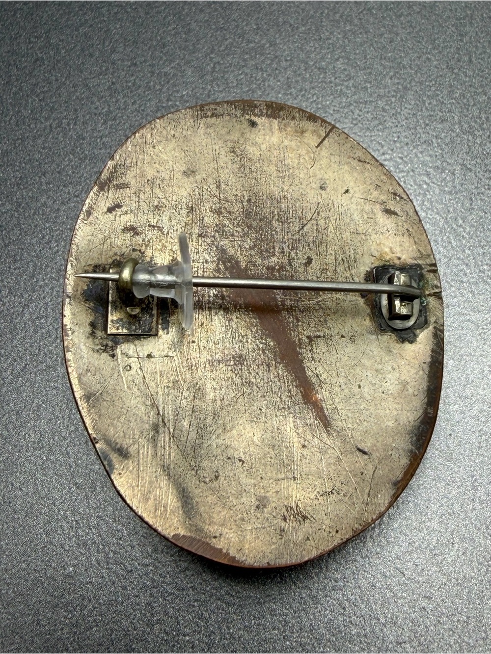 Victorian High Relief Metal Cameo #p05 - Picture 3 of 3